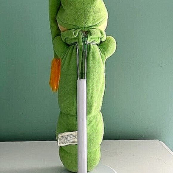 1982 hasbro preschool green gloworm with glow stick WORKING & extra stick - Picture 6 of 6